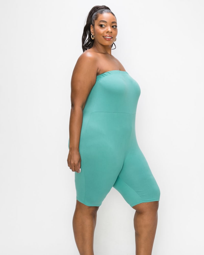 Tube biker short romper best sale